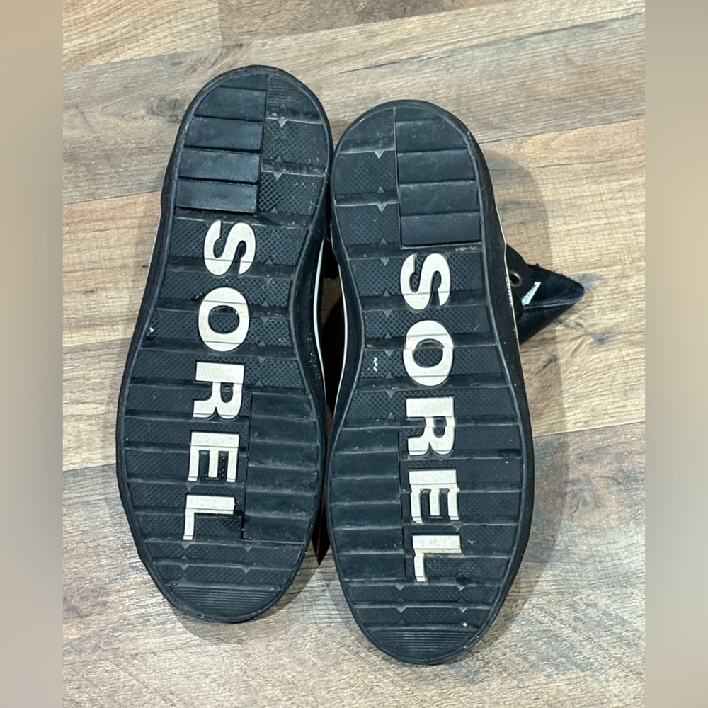 Men's black Sorel Cheyanne Metro Hi waterproof shoes - Picture 8 of 8